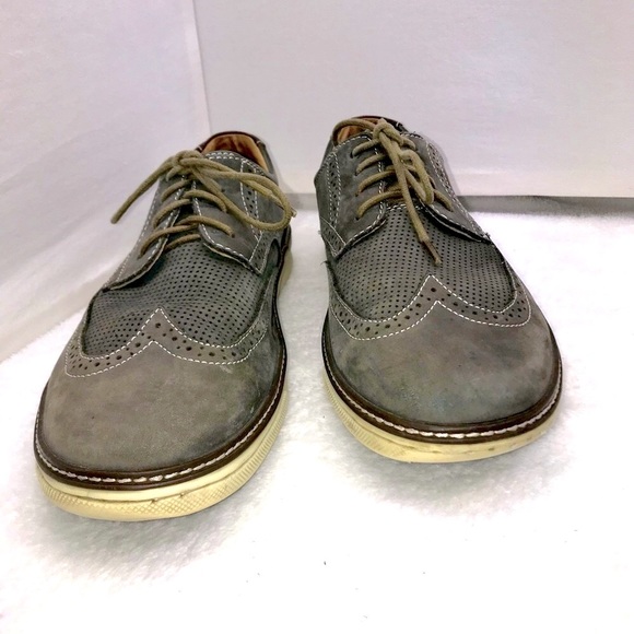 Johnston & Murphy Gray Oxfords main image 7